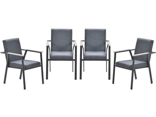 Garden Impressions Catania tuinstoelen set van 4 all weather