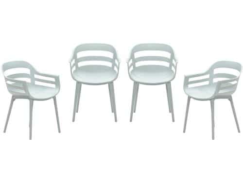 Garden Impressions Ceasar tuinstoelen set van 4 olijf