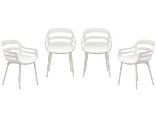 Garden Impressions Ceasar tuinstoelen set van 4 zand