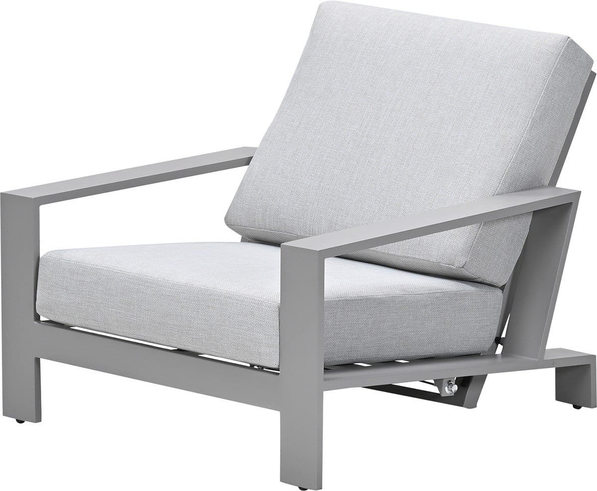 garden impressions coba verstelbare loungestoel taupe