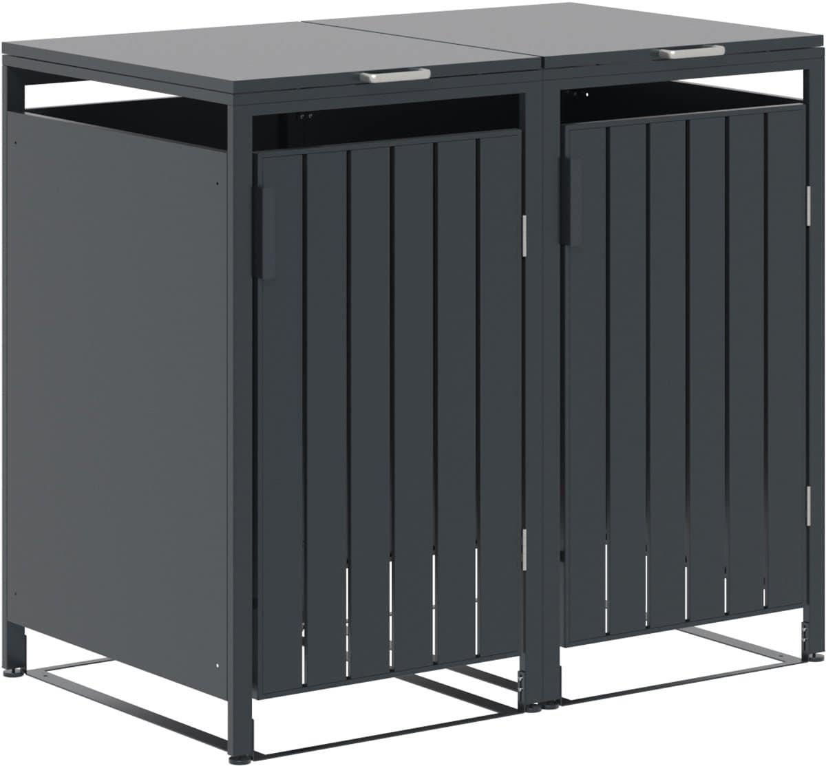 garden impressions containerbox binport dubbel carbon black