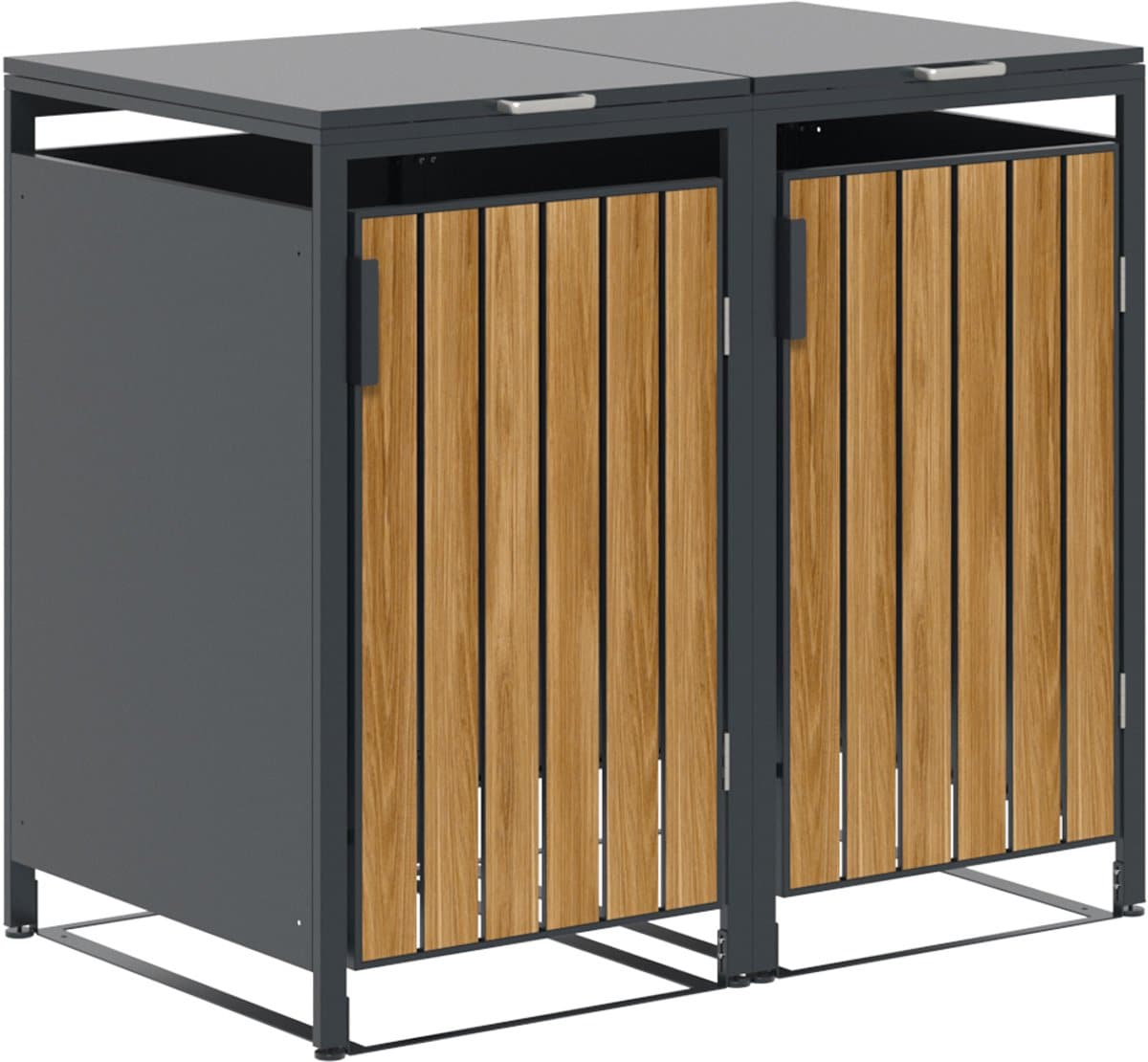 garden impressions containerbox binport dubbel light teaklook