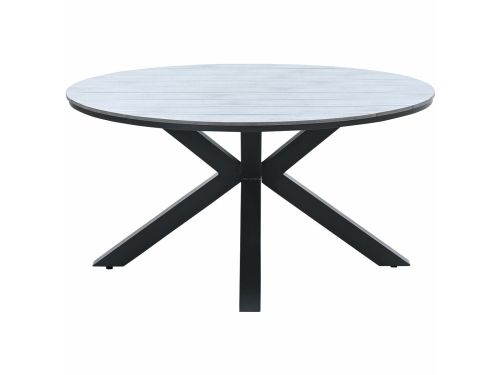 Garden Impressions Edison tuintafel - Ø148 cm - grey teak