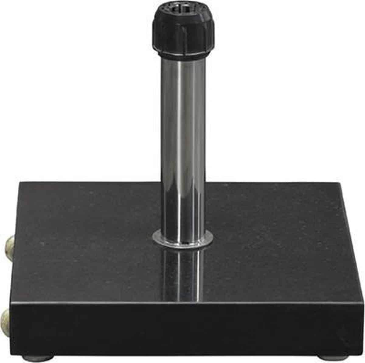 garden impressions einstein granieten parasolvoet 40 kg black polished