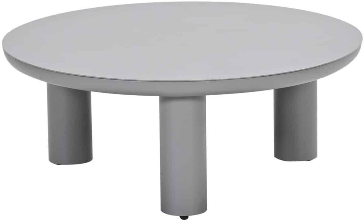garden impressions elefanti aluminium lounge tafel Ø80xh32 cm
