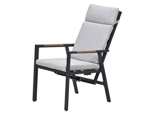 Garden Impressions Felini verstelbare tuinstoel-light teaklook details