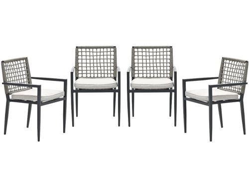 Garden Impressions Florance tuinstoelen set van 4 stapelbaar