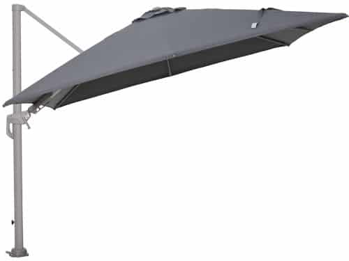 Garden Impressions Hawaii Deluxe zweefparasol 300x300 cm - antraciet doek