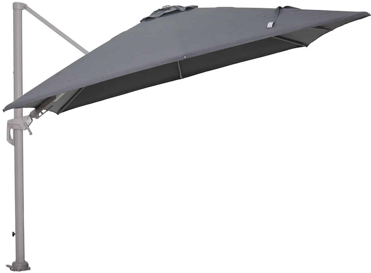 garden impressions hawaii deluxe zweefparasol 300×300 cm antraciet doek
