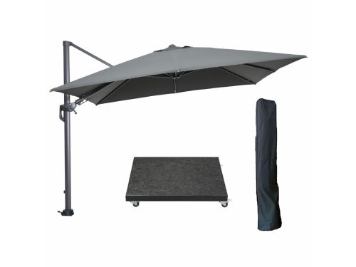 Garden Impressions Hawaii zweefparasol 300x300 cm carbon black / donker