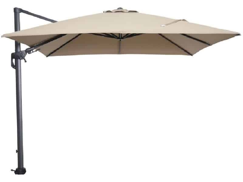 Garden Impressions Hawaii zweefparasol 300x300 cm - frame carbon black