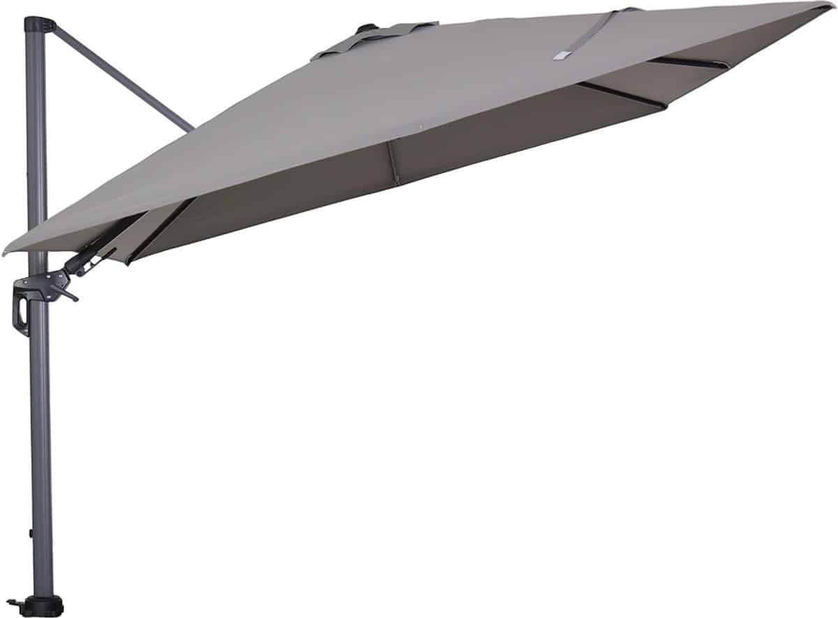 garden impressions hawaii zweefparasol 300×300 cm frame carbon black