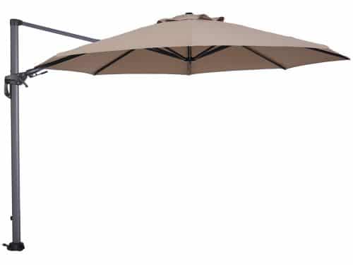 Garden Impressions Hawaii zweefparasol Ø350 cm - frame carbon black