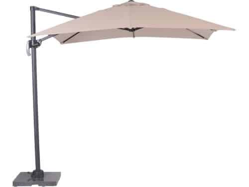 Garden Impressions Hawaii zweefparasol S 250x250 - donker grijs