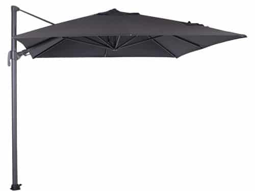 Garden Impressions Hawaii zweefparasol S 250x250 - donker grijs