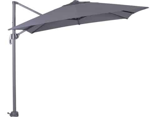 Garden Impressions Hawaii zweefparasol S 250x250 - donker grijs met