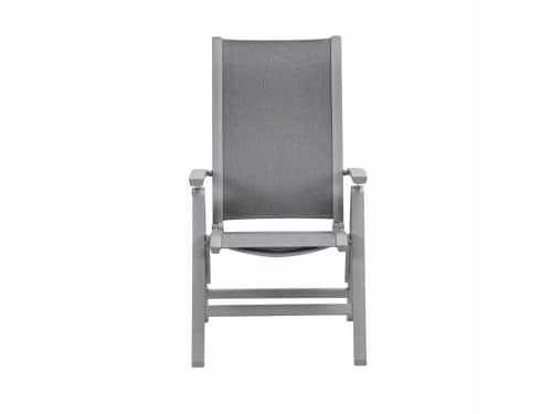 Garden Impressions Hilly tuinstoel verstelbaar taupe - 2 stuks