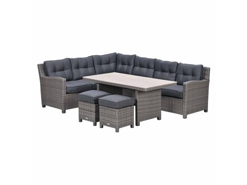 Garden Impressions Jaru lounge dining set 5-delig links