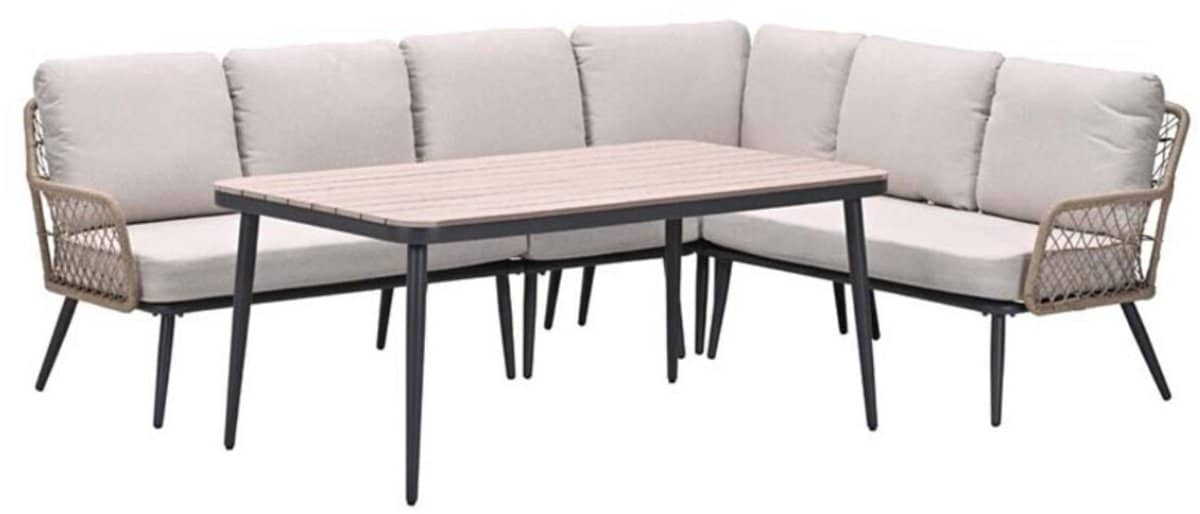 Garden Impressions Kalibo hoek lounge dining set R 4