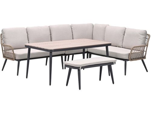 Garden Impressions Kalibo lounge dining set 6-delig R