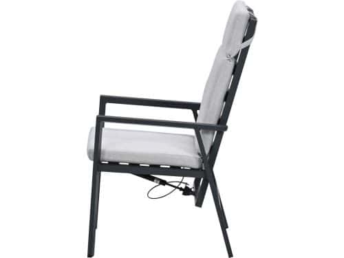 Garden Impressions Kasper tuinstoel verstelbaar - donker grijs