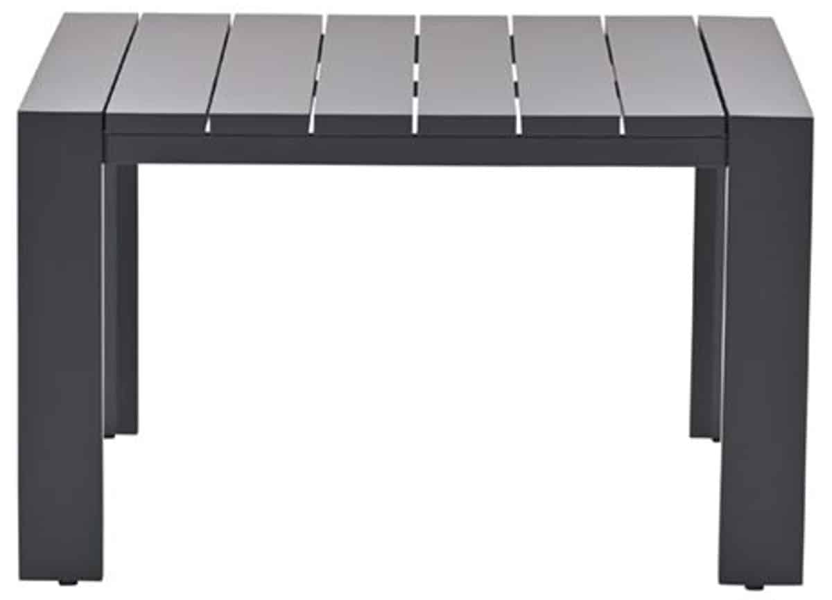 garden impressions levanto tuintafel carbon black 115,5×115,5 cm