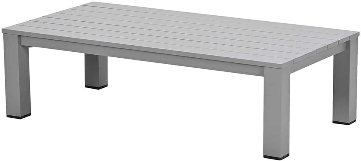 garden impressions lincoln loungetafel taupe 140×70 cm