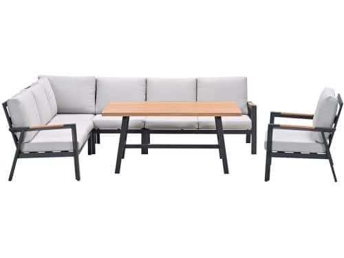 Garden Impressions Lissabon lounge dining set 6-delig links incl stoel