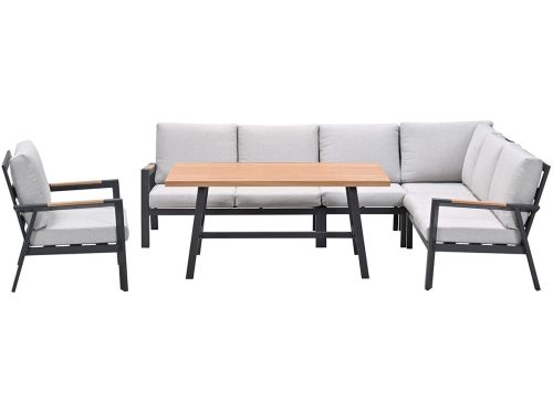 Garden Impressions Lissabon lounge dining set 6-delig rechts incl stoel