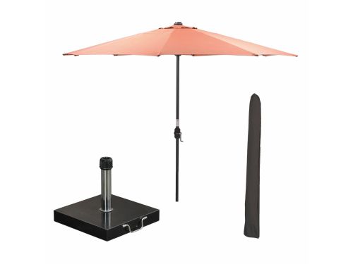 Garden Impressions Lotus stokparasol Ø300 cm - koper incl 40