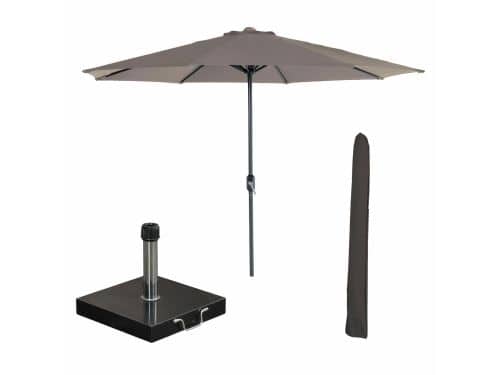 Garden Impressions Lotus stokparasol Ø300 cm - taupe incl 40