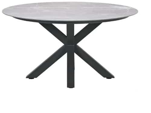 Garden Impressions Lowland Tuintafel Carbon Black - Ø120 cm