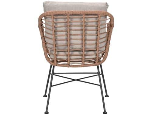 Garden Impressions Lucas tuinset bruin 5-delig - Tulli tuintafel light