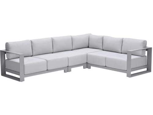 Garden Impressions Malakka loungebank 4-delig - taupe