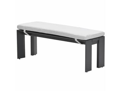 Garden Impressions Malakka sportbank 115,5x43 cm - donker grijs