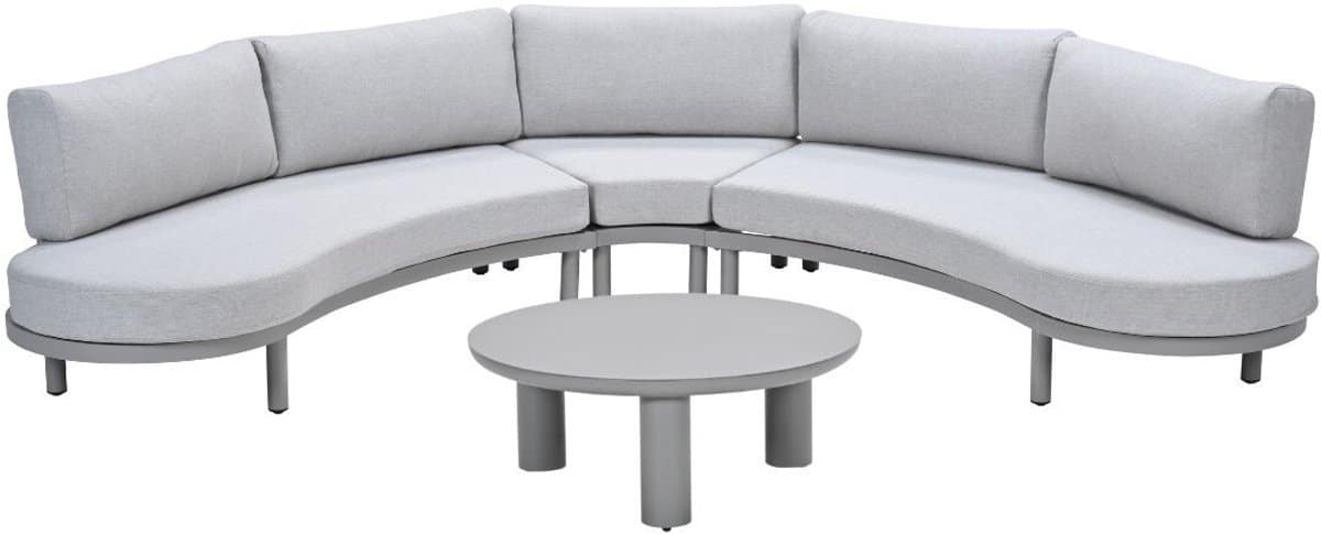 garden impressions mallorca loungeset 4 delig taupe