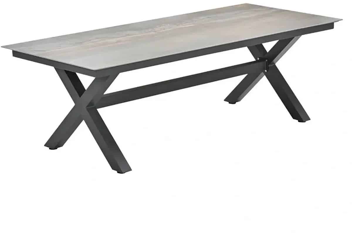 garden impressions marbella tuintafel rome bronze 240×100 cm