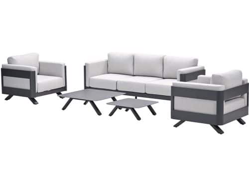 Garden Impressions Medellin loungeset 5-delig - carbon black - Valley