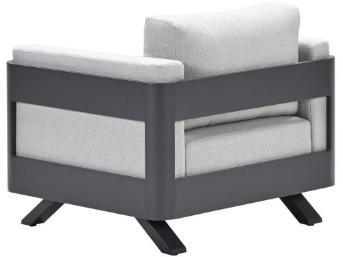 Garden Impressions Medellin loungestoel donker grijs - valley sand