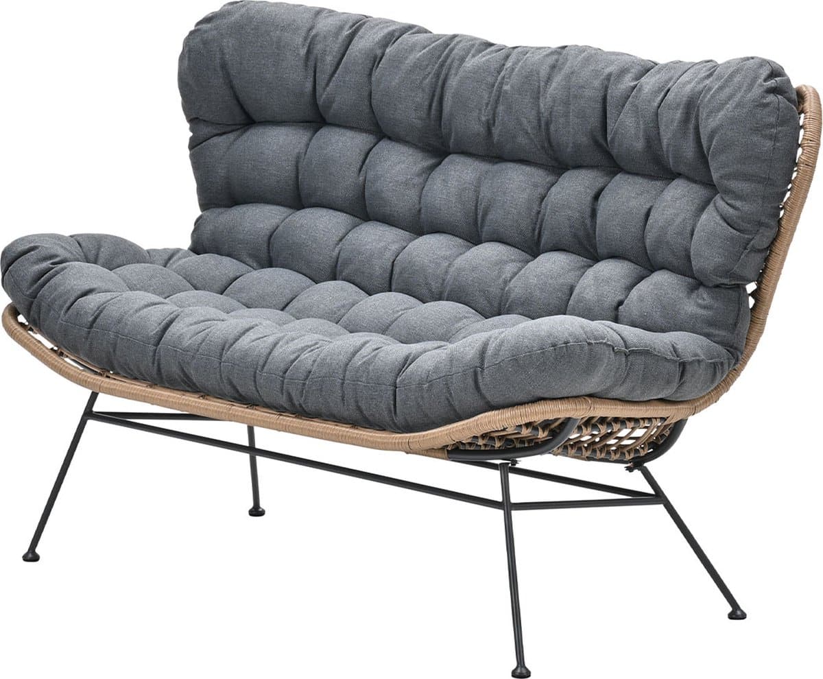 garden impressions melfort loungebank natural rotan