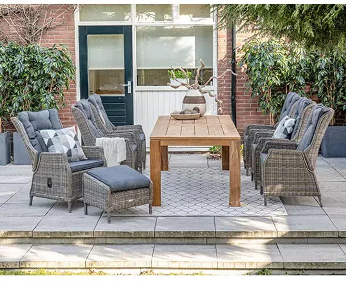 Garden Impressions Mexico Osborne Diningset – Verstelbaar