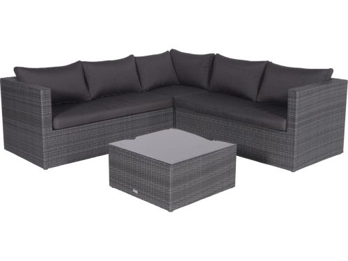 Garden Impressions Montana loungeset - Earl grey/donker antraciet