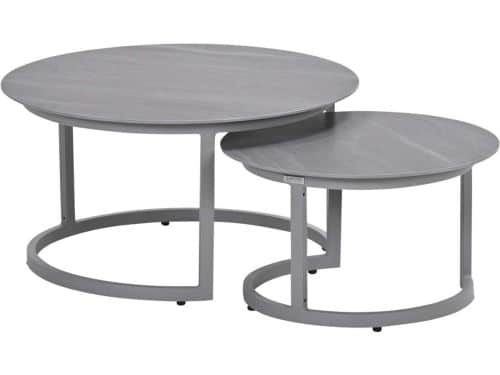 Garden Impressions Monte Carlo loungetafels taupe - centostone Napoli sand