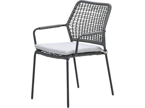 Garden Impressions Natas tuinstoel stapelbaar - grijs