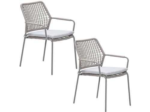 Garden Impressions Natas tuinstoel stapelbaar taupe - natural sand