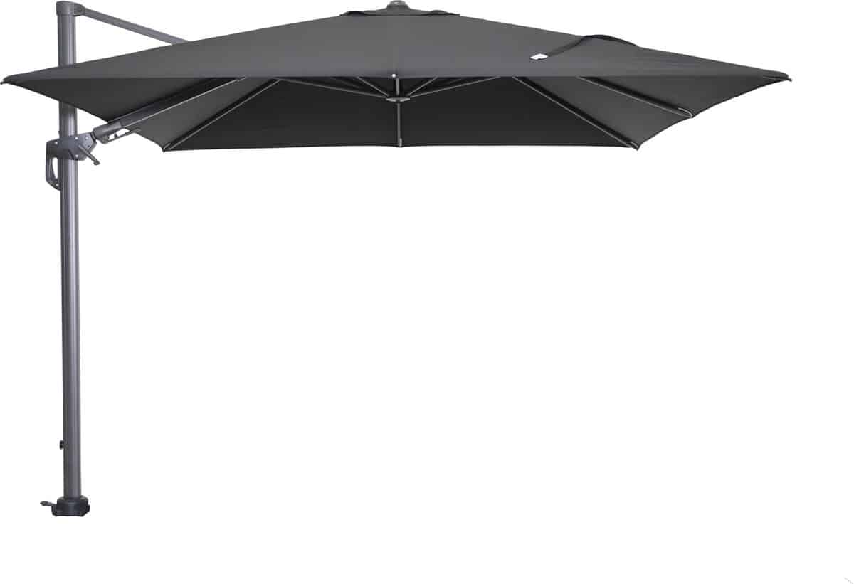 garden impressions parasol hawaii 300×300 cm zwart