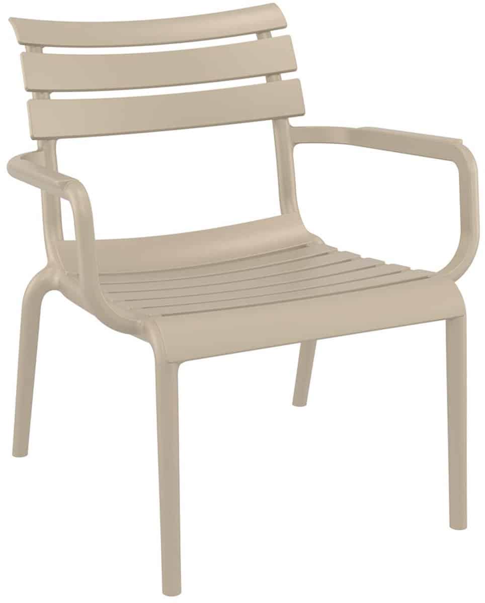 garden impressions paris loungestoel taupe