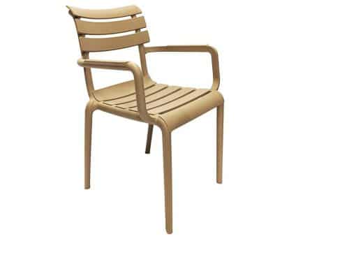 Garden impressions - Paris Tuinstoel Taupe