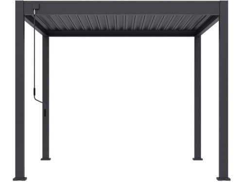 Garden Impressions Pergola bioclimatic tuinpaviljoen 300x300xH255 cm - antraciet