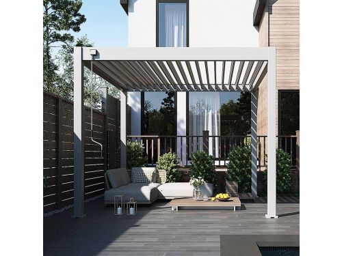Garden Impressions Pergola bioclimatic tuinpaviljoen 300x300xH255 cm - zand